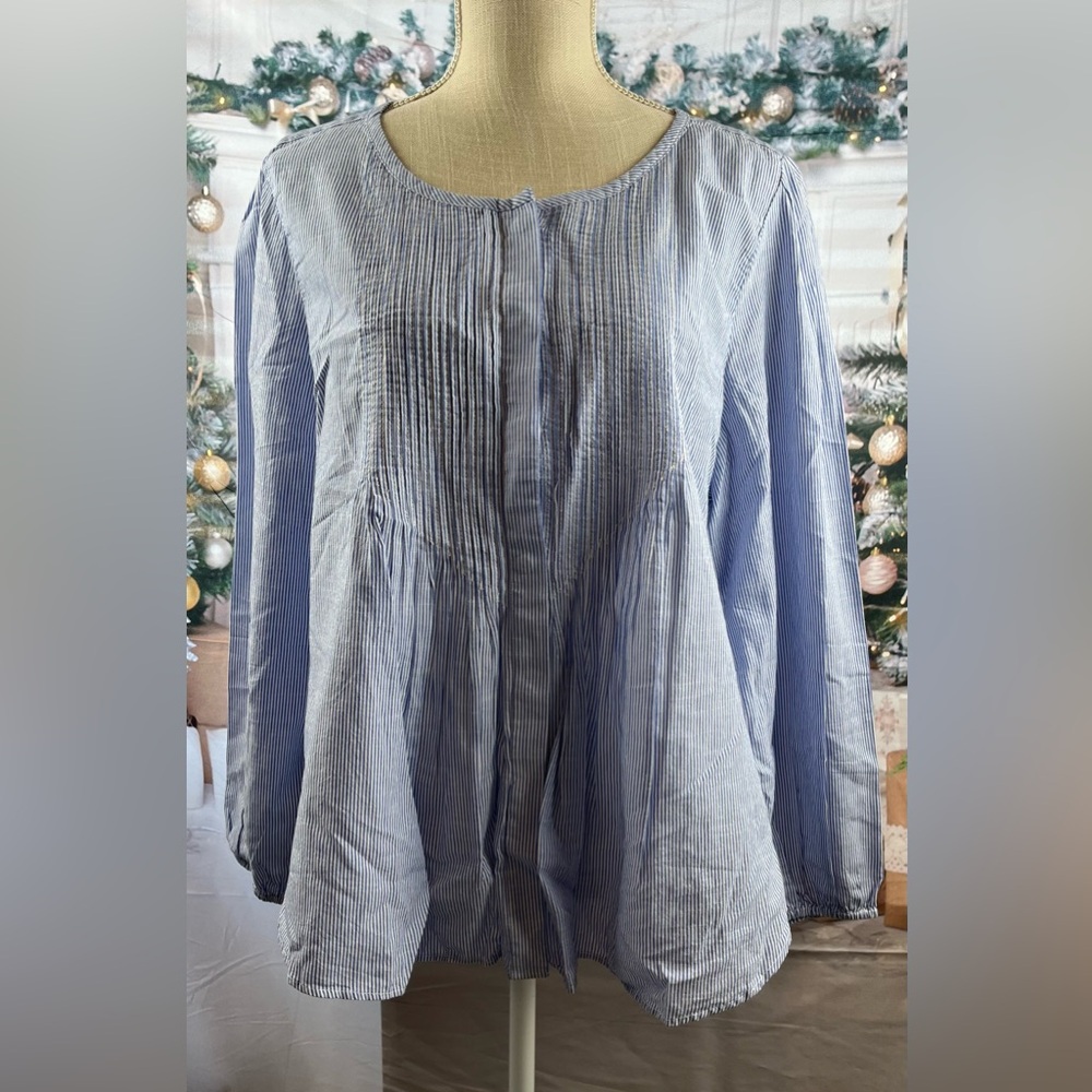 Lucky Brand Size:XL Top  Long Sleeve Button Down 100% Cotton
